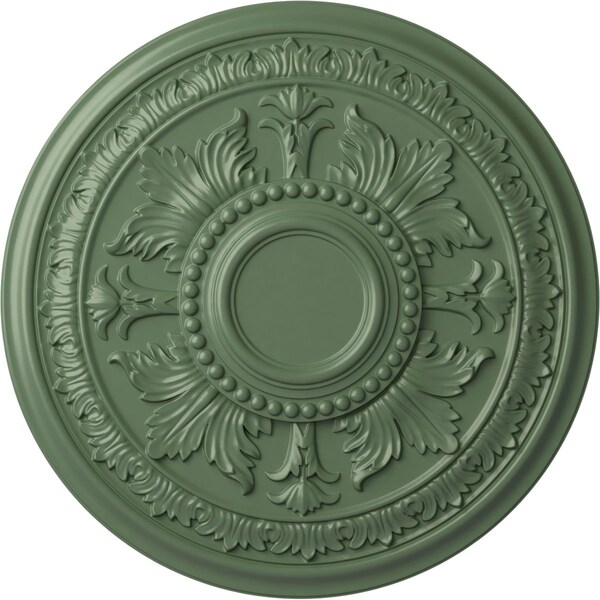 Ekena Millwork Tellson Ceiling Medallion (Fits Canopies up to 6 3/4"), 30 5/8"OD x 2 1/2"P, Athenian Green CM30TEAGF - main